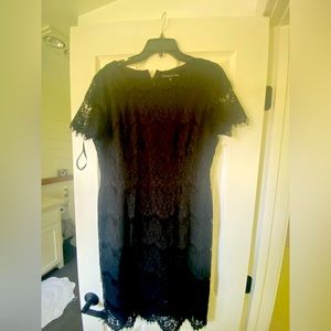 Black lace LBD Dress Size 10 Preston York